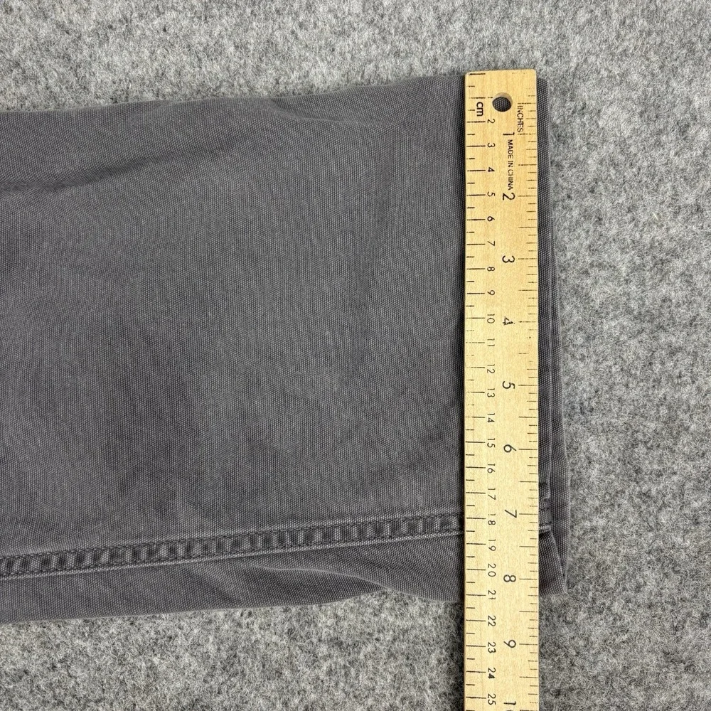 Carhartt Pants Mens 36x34 (Fits 36x32) Gray Rugged Flex Canvas Relaxed Fit Work